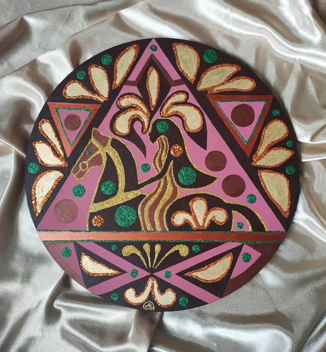 Картина Новогодний конь