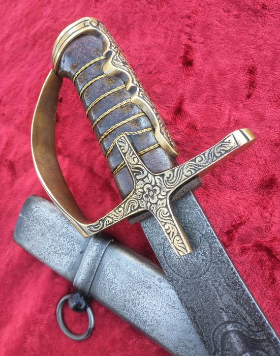 Szabla Polska Husarska sygnowana grawery  Boże Zbaw Polske