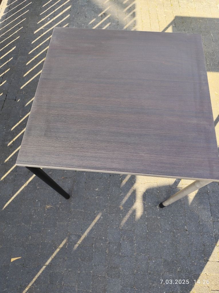Stolik Sandsberg Ikea 67x67 w kwadracie wys 75 Ikea BRW brązowy stół