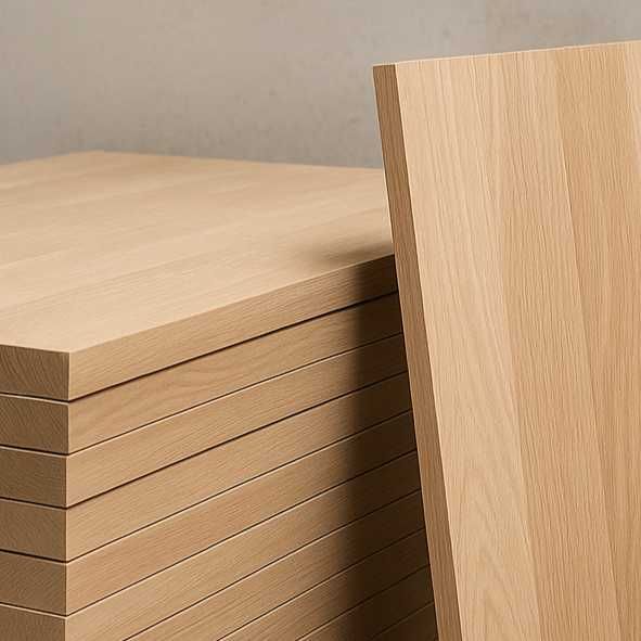 Blat dębowy drewniany 40x700x1500 mm