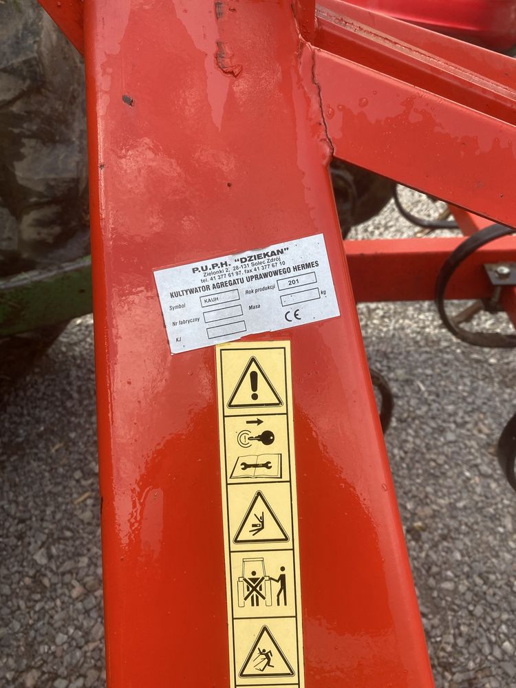 kultywator agregat uprawowy DZIERKAN 3m