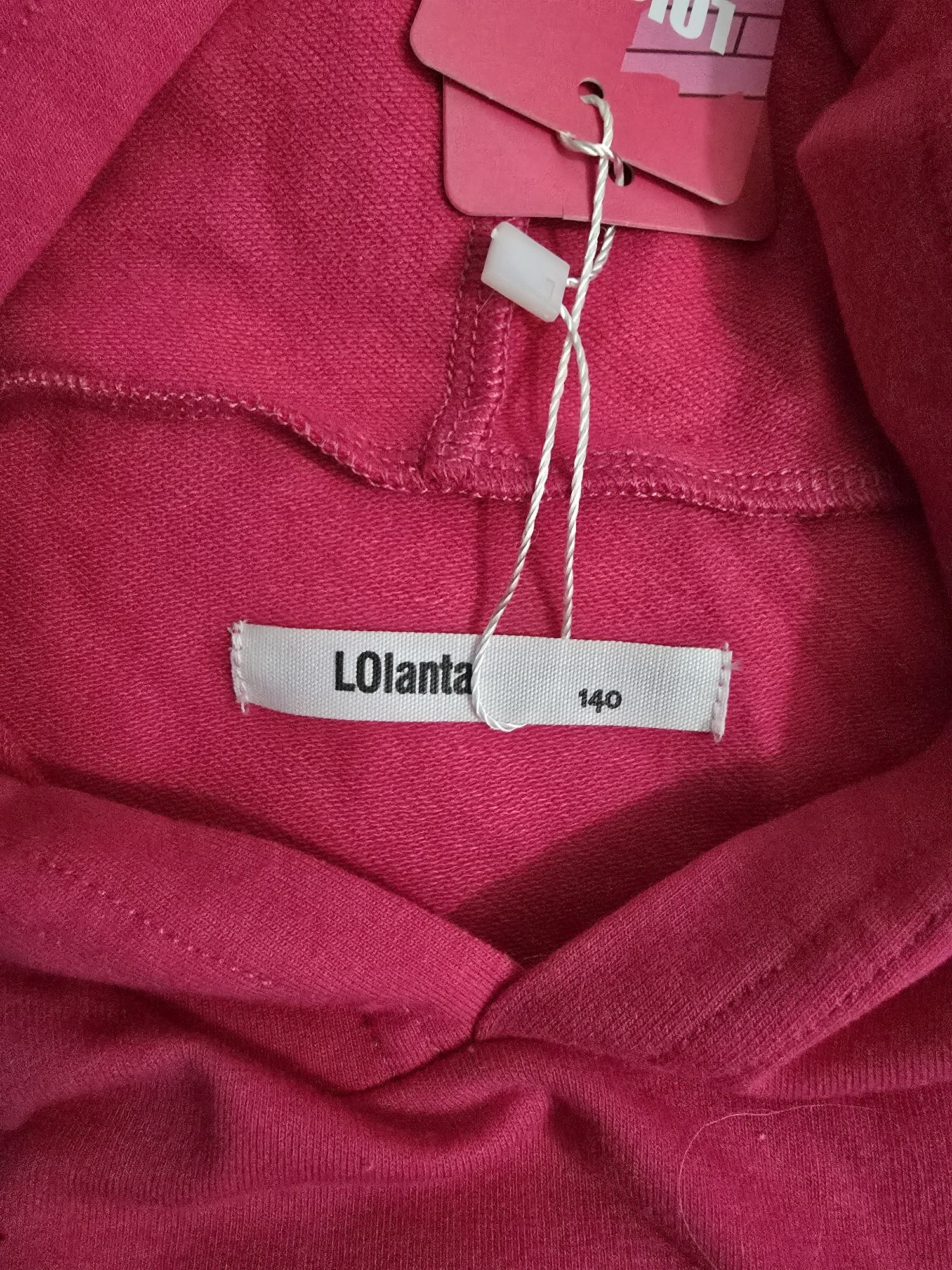 Bluza krótka z kapturem na 140