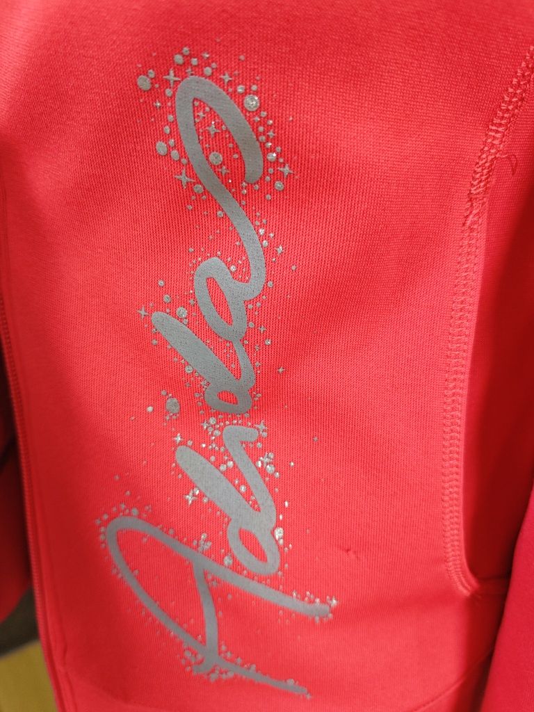 Bluza ja zamek Adidas 36 czerwona damska