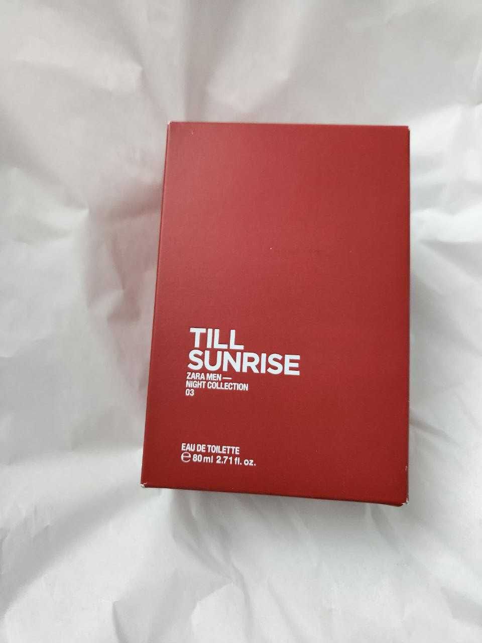 Парфумована туалетна чоловіча вода till sunrise zara 80ml