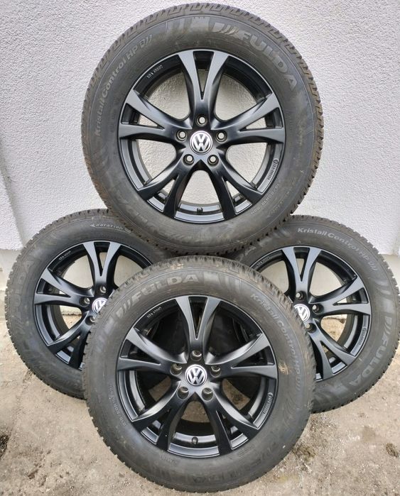 Felgi z oponami zimowymi VW Passat Sharan T-Roc 6,5x16 ET42 5x112