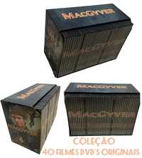 Macgyver 40 Filmes Dvd’s + Caixa Arquivo (Coleção Completa)