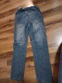 Spodnie chłopięce jeansowe 140