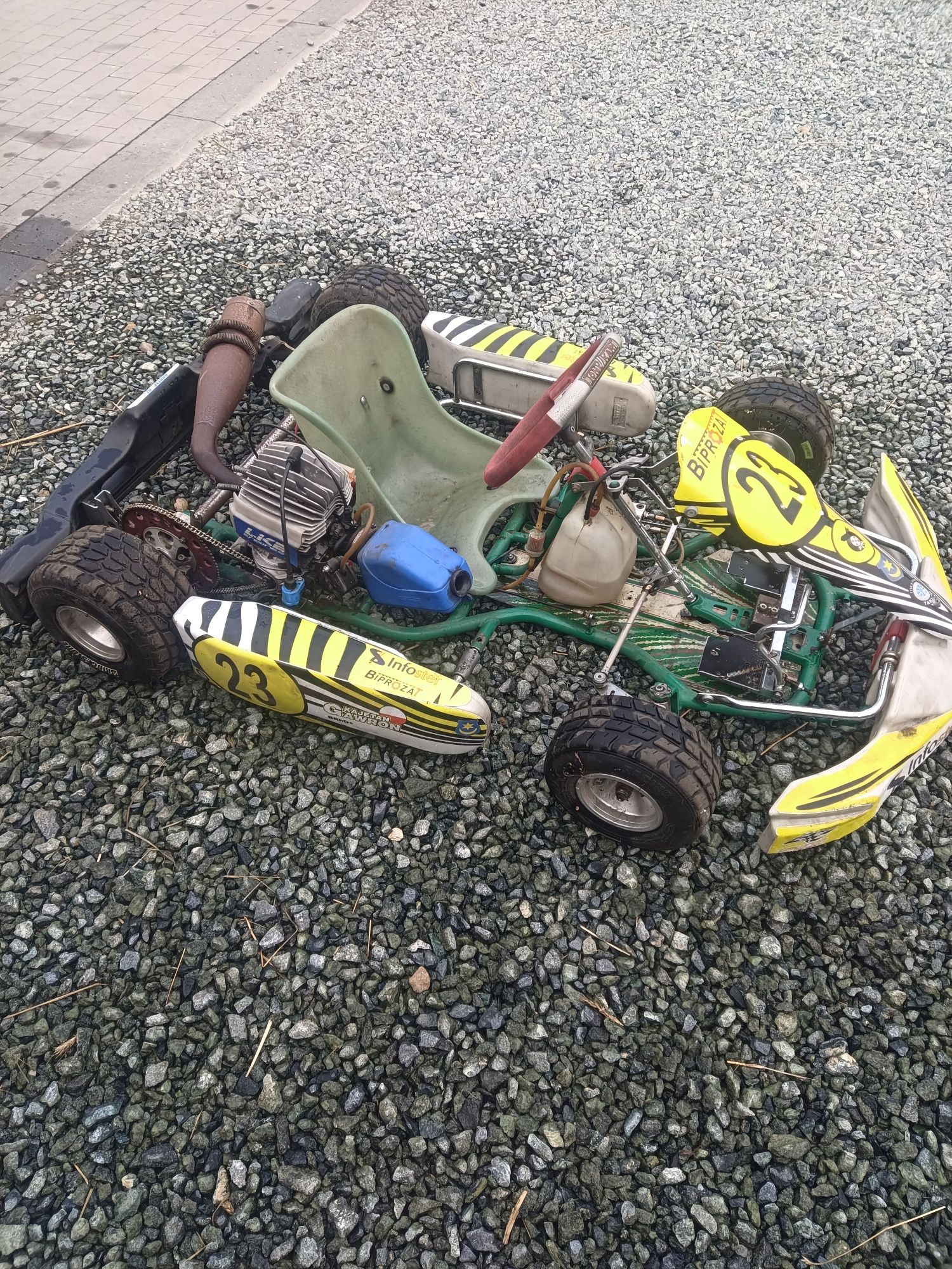 Gokart kartingowym