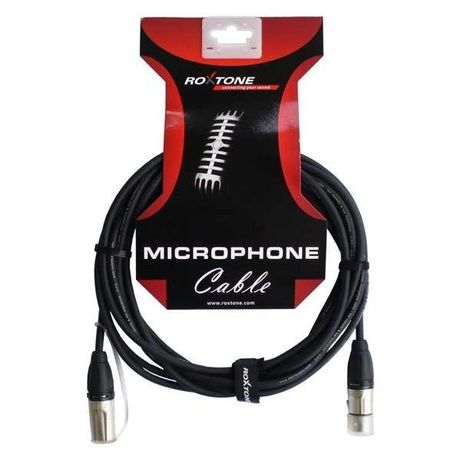 Kabel mikrofonowy 3m XLR żeński/ XLR męski Roxtone DMXX200L3