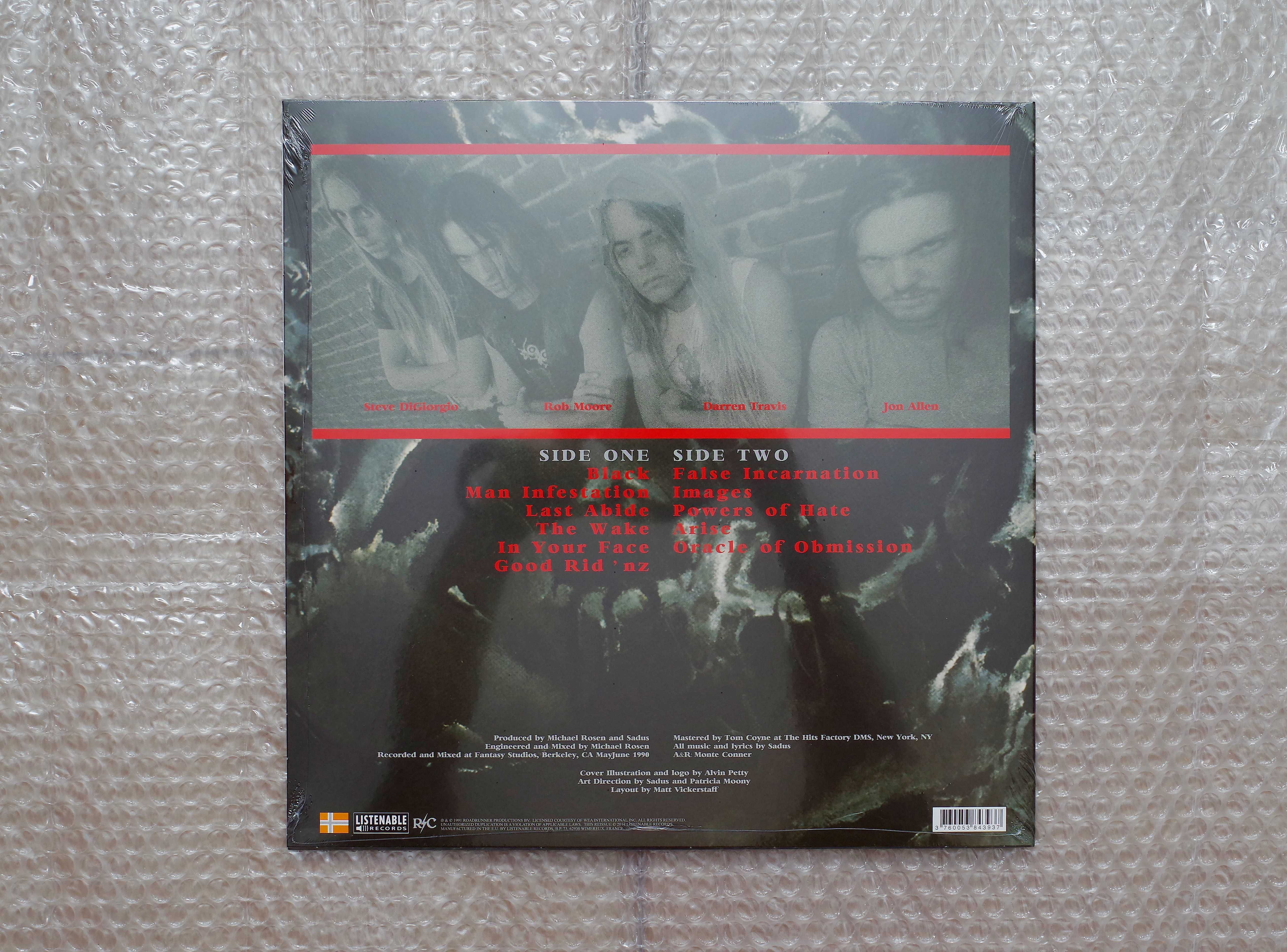 Sadus – Swallowed In Black. KOLOROWY WINYL. Nowa