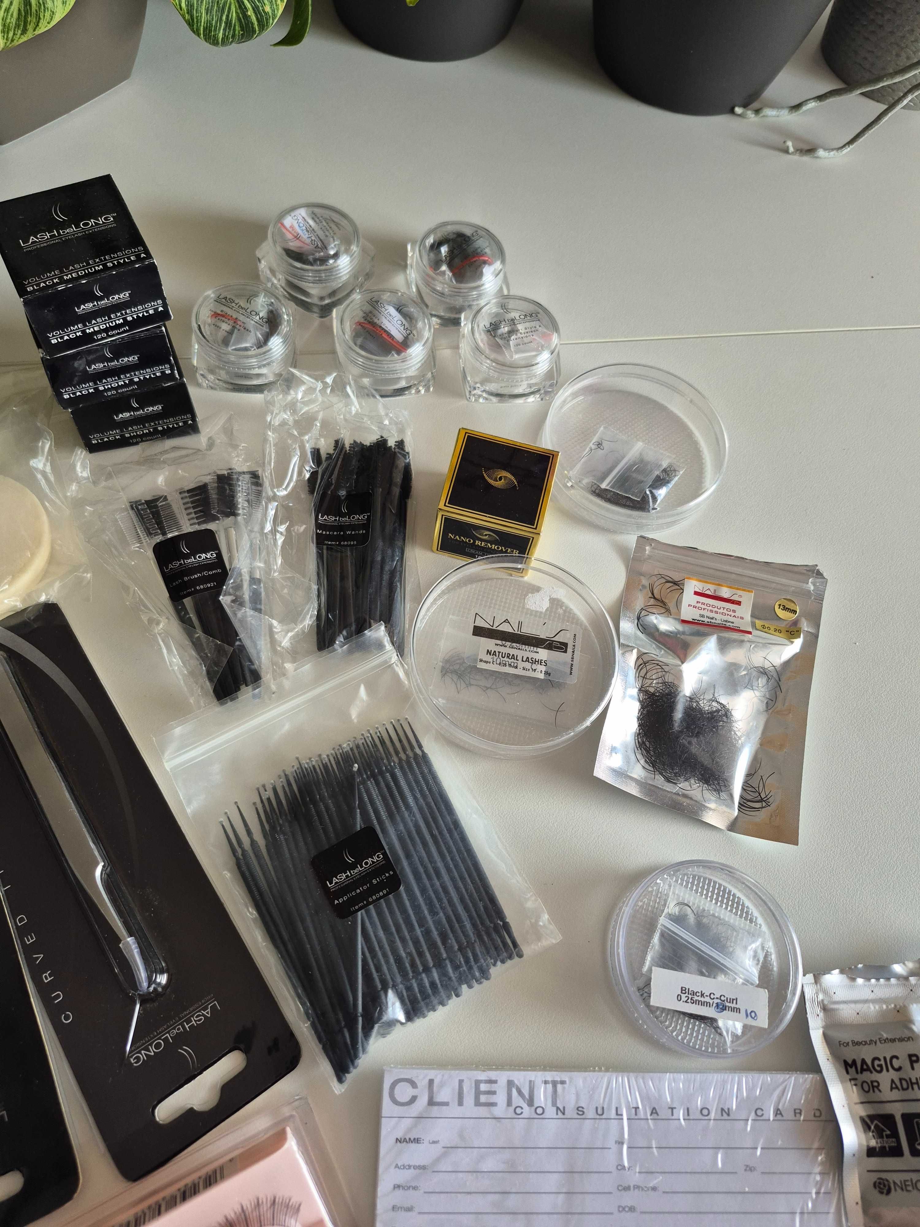 Kit de Extensões de Pestanas – Lash be Long (quase novo)