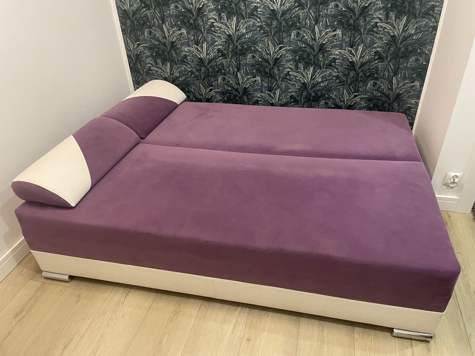 Kanapa rozkładana z pojemnikiem