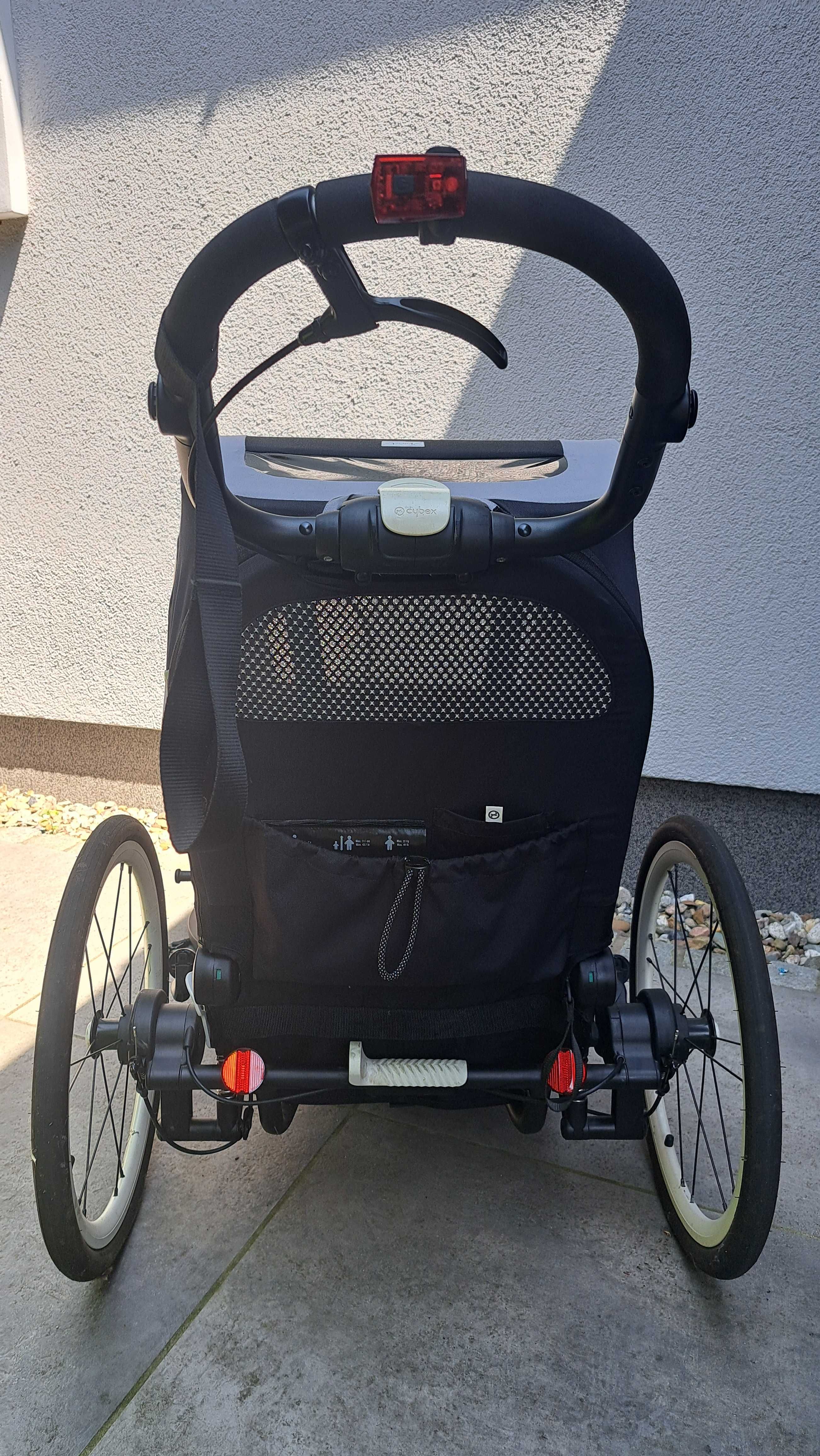 Cybex Zeno -  przyczepka rowerowa + wózek biegowy