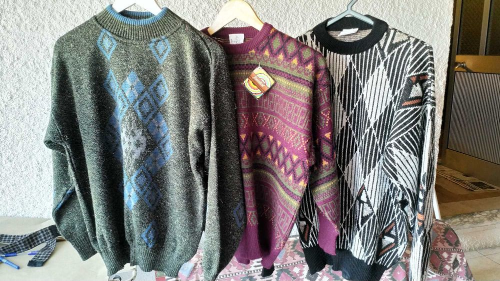 Camisolas de malha sortidas.