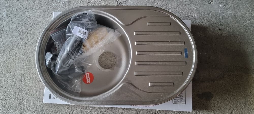 Zlewozmywak franke jednokokomorowy z ociekaczem