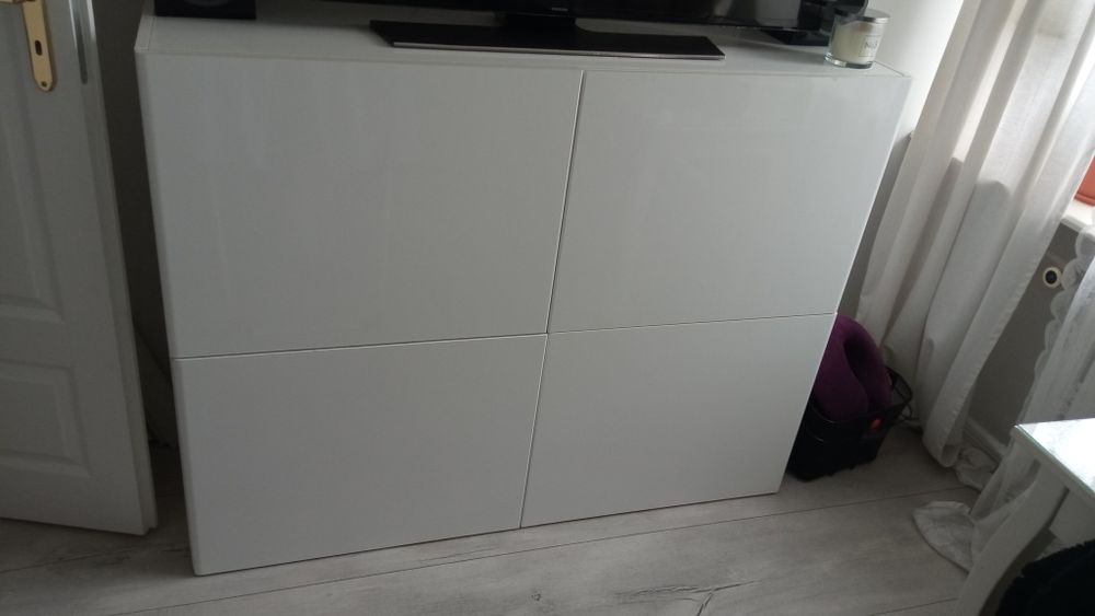 Szafka Ikea.biala połysk.