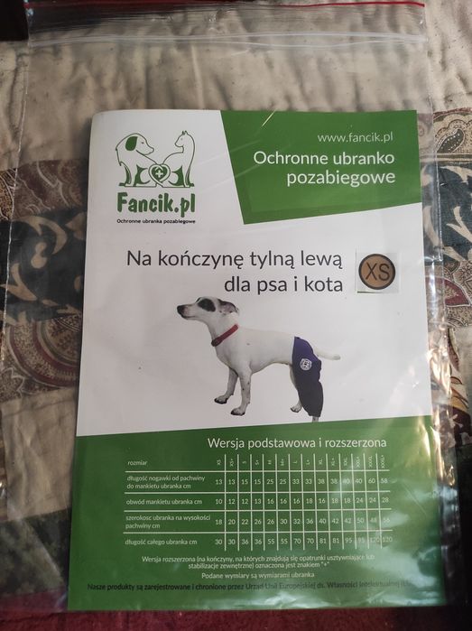 Ubranko ochronne pozabiegowe dla psów i kotów