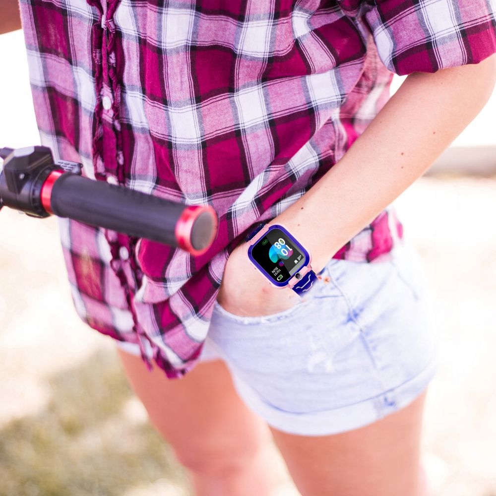 SMARTWATCH ZEGAREK DLA DZIECI lokalizator gps aparat latarka kontakty