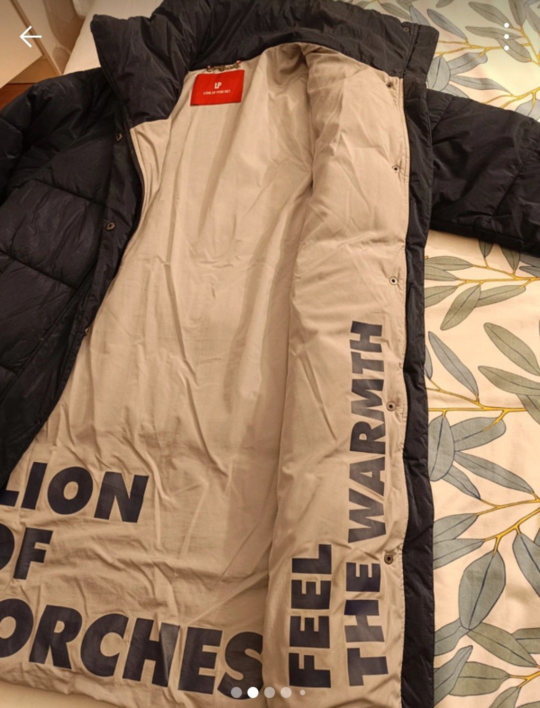 Parka Acolchoada comprida Lion of Porches