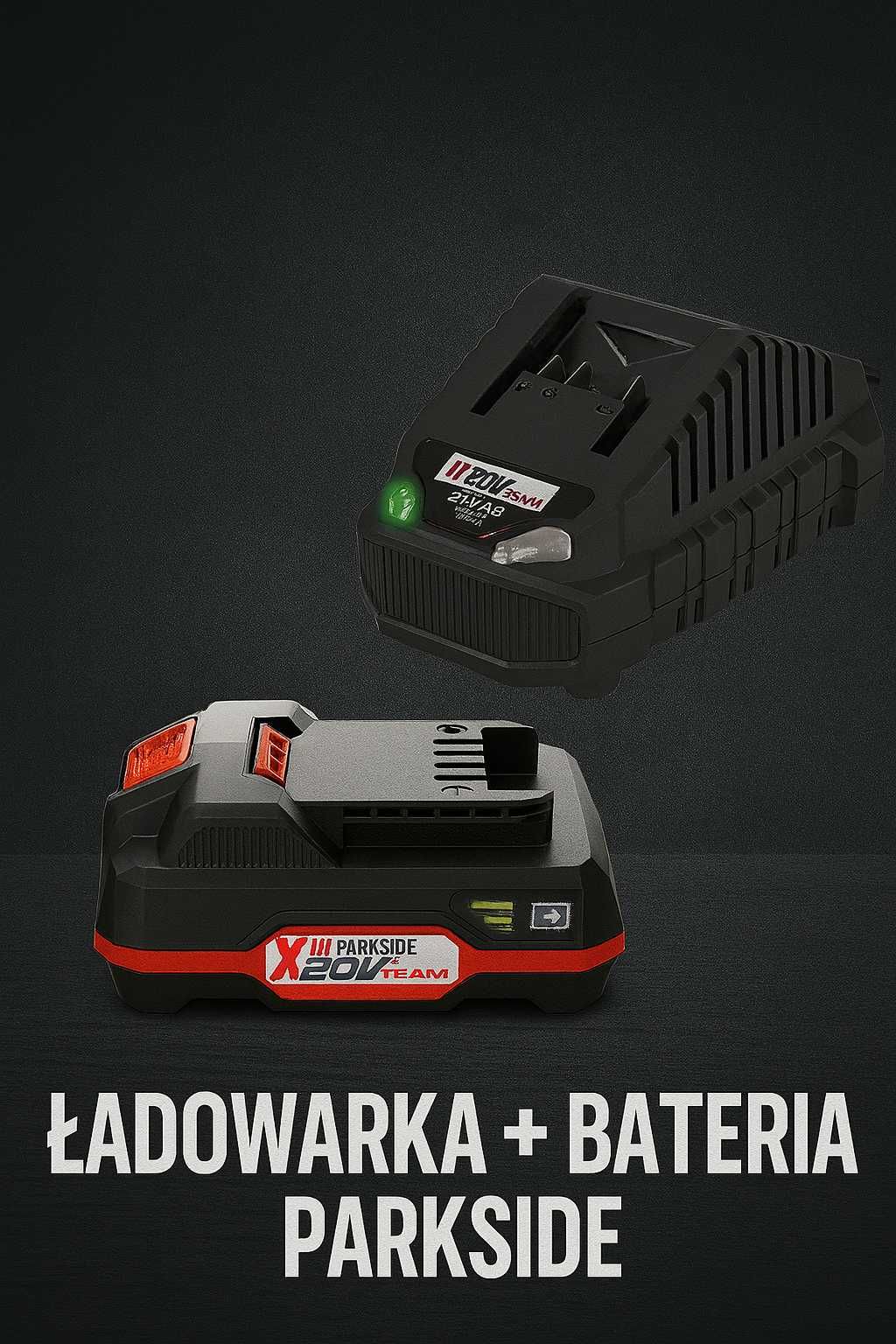 Wkrętarka PARKSIDE Akumulatorowa 20V + Bateria 2.0Ah + Wiertła ZESTAW