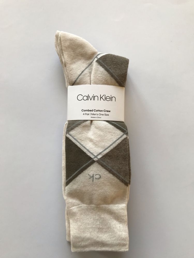 Skarpetki męskie garniturowe CALVIN KLEIN 4 pak