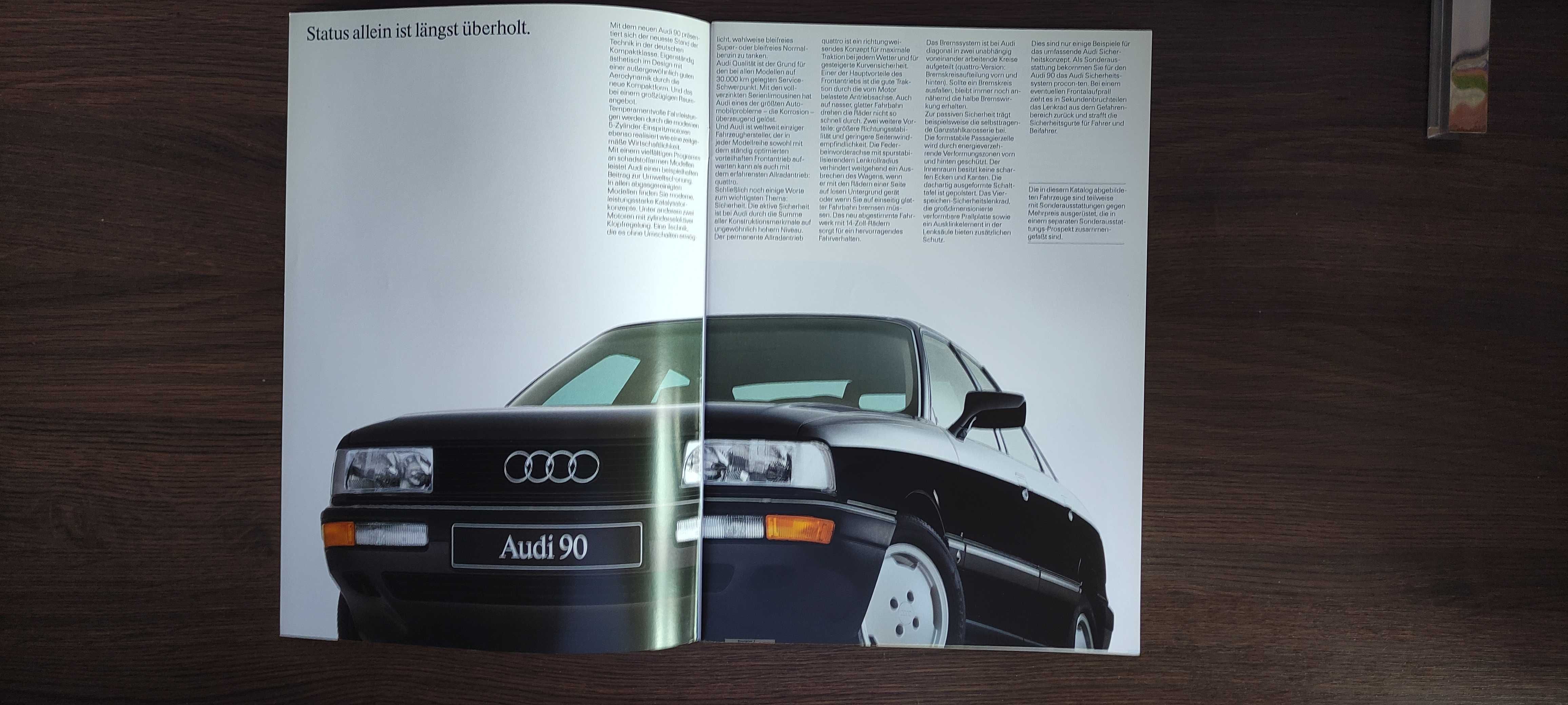 Prospekt Audi 90