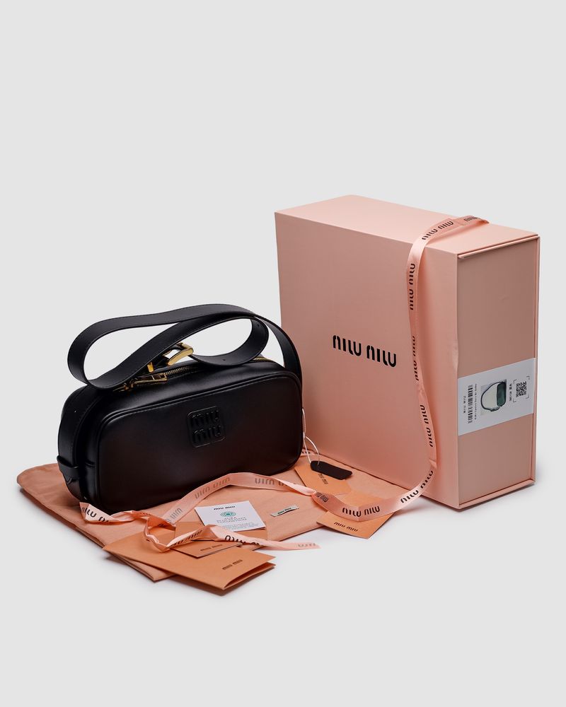 Сумка в стилі Miu Miu Nappa Leather Shoulder Bag