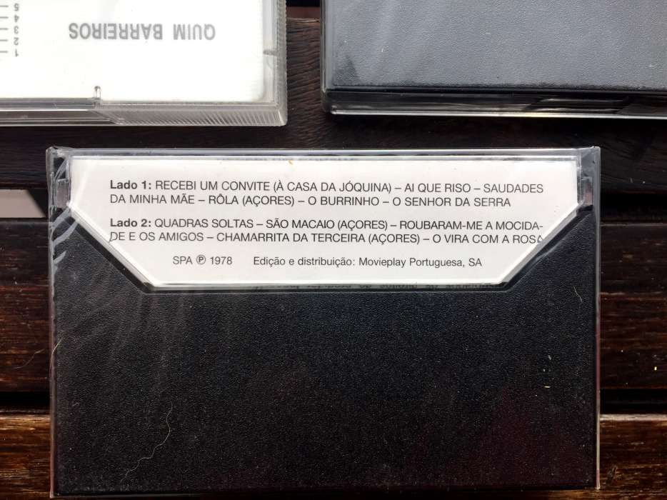 3 Cassetes de Audio Quim Barreiros Novas de Seladas - Vintage