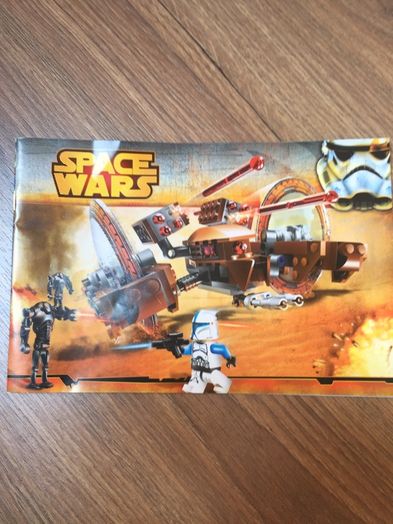 Set Star Wars Hailfire Droid (compatível com Lego 75085)