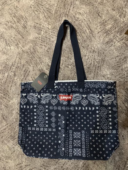 Сумка з візерунком Graphic Market Tote - Blue Levi's® FR