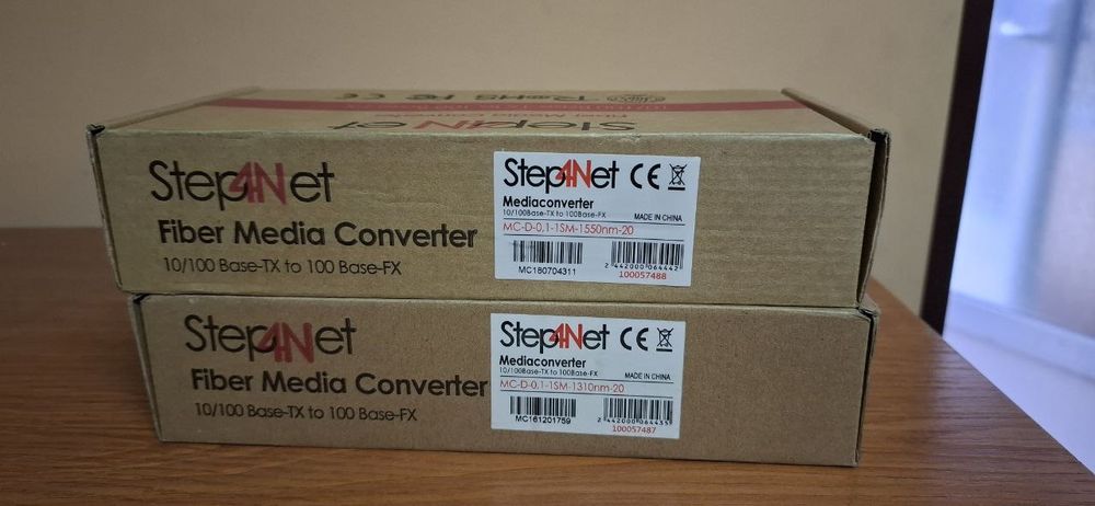 Оптичний медіаконвертер Step4net
