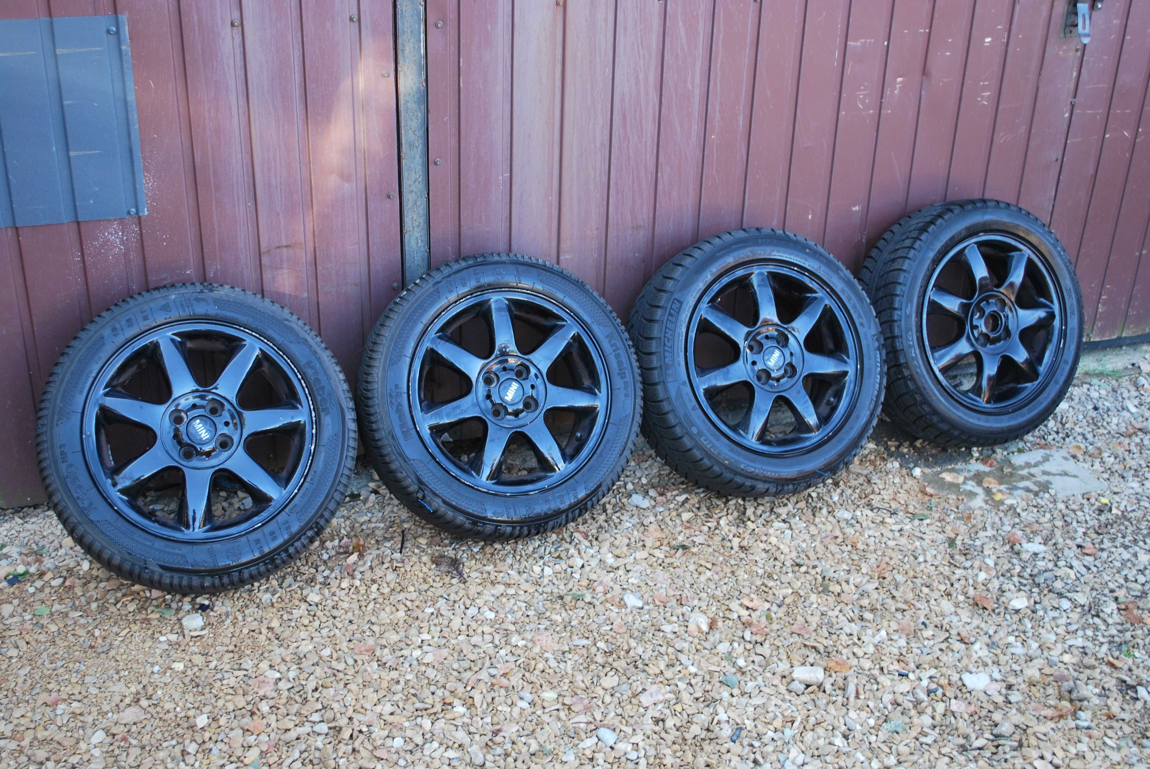 Koła 195/55 R16 4x100 Alufelgi + opony zimowe 4x7.5mm Mini Suzuki Kia
