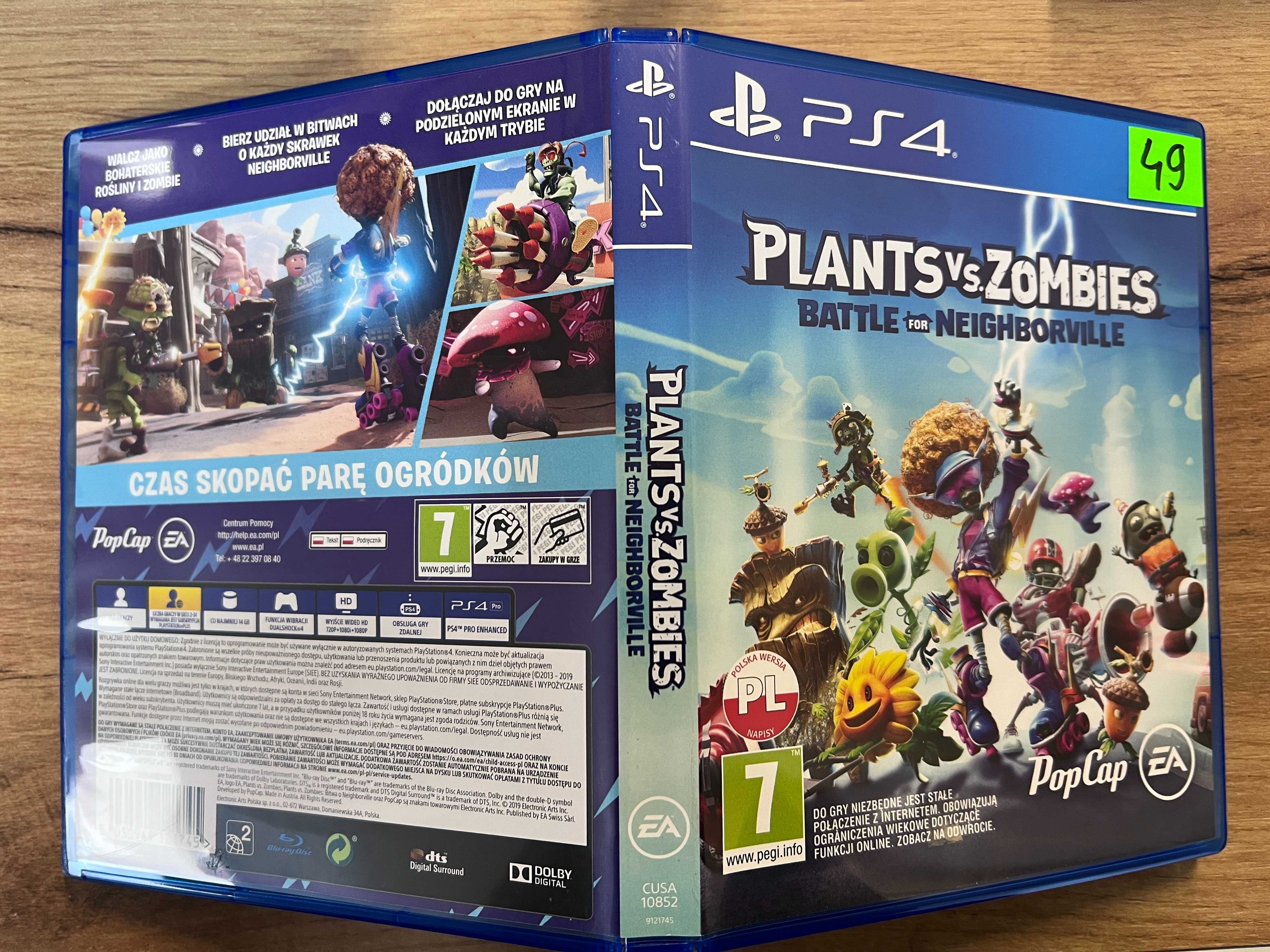 Plants vs Zombies Battle for Neighborville PS4 | Sprzedaż | Skup |