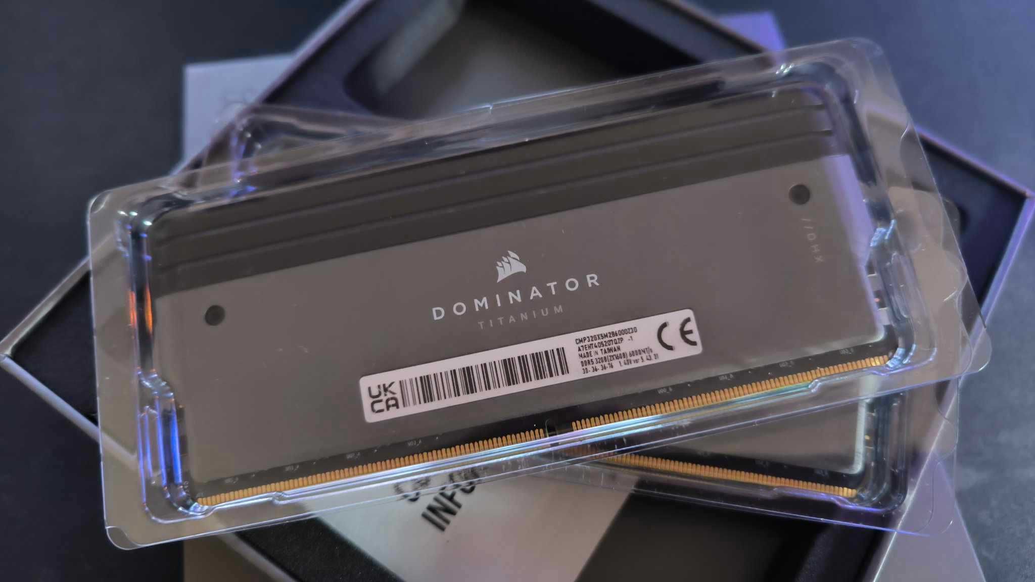 Memórias Corsair Titanium RGB DDR5 32GB (NOVO)