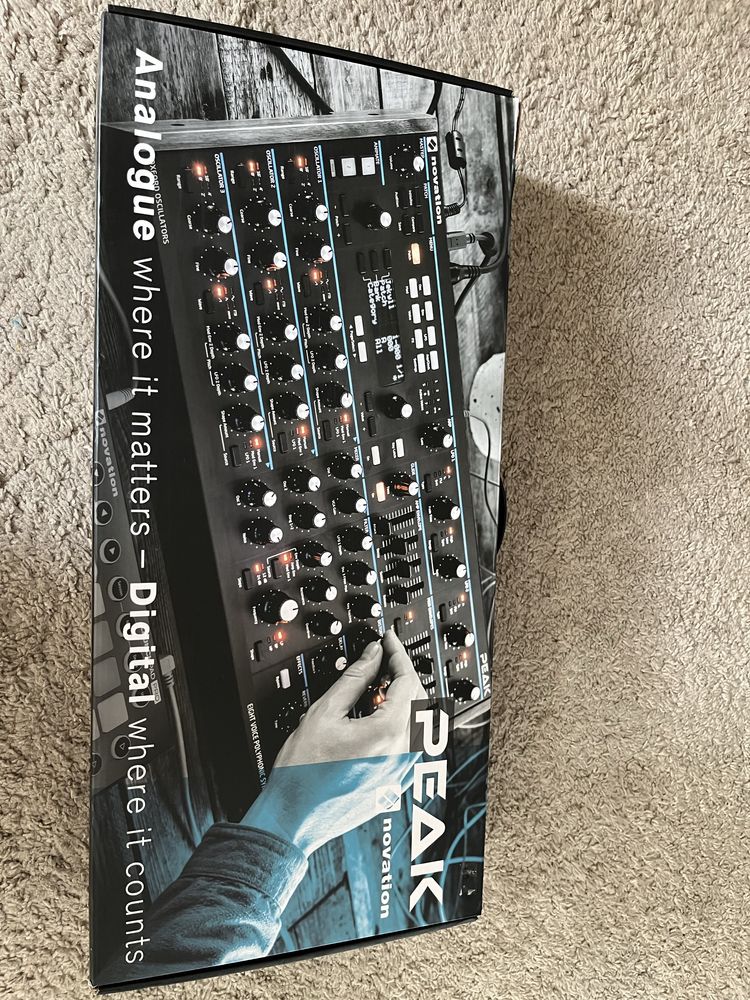 Novation Peak + flight pro case