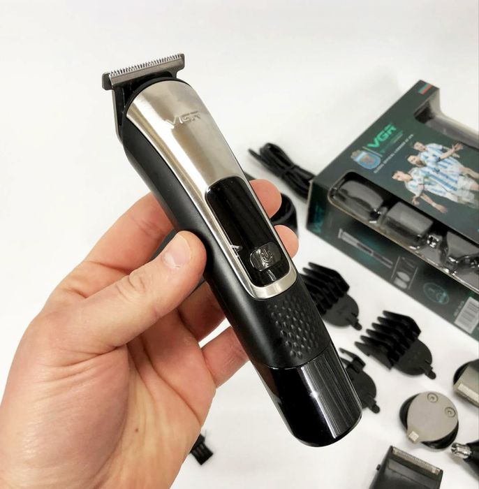 Машинка для стрижки, тример, триммер з насадками для волосся, волос