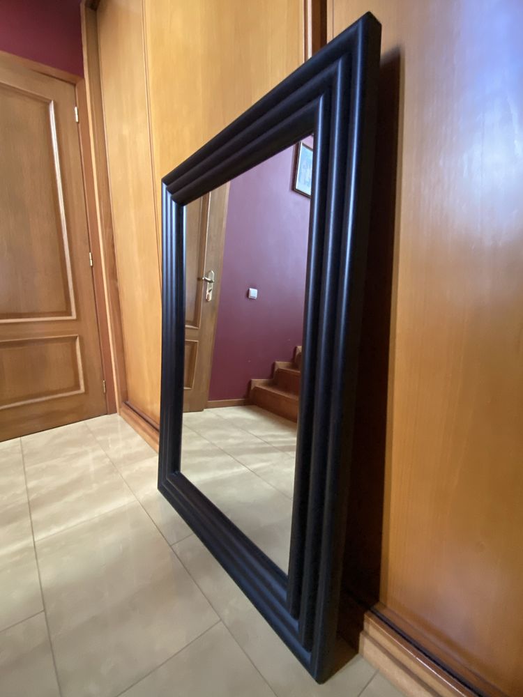 Espelho com Moldura Preta – Vertical ou Horizontal