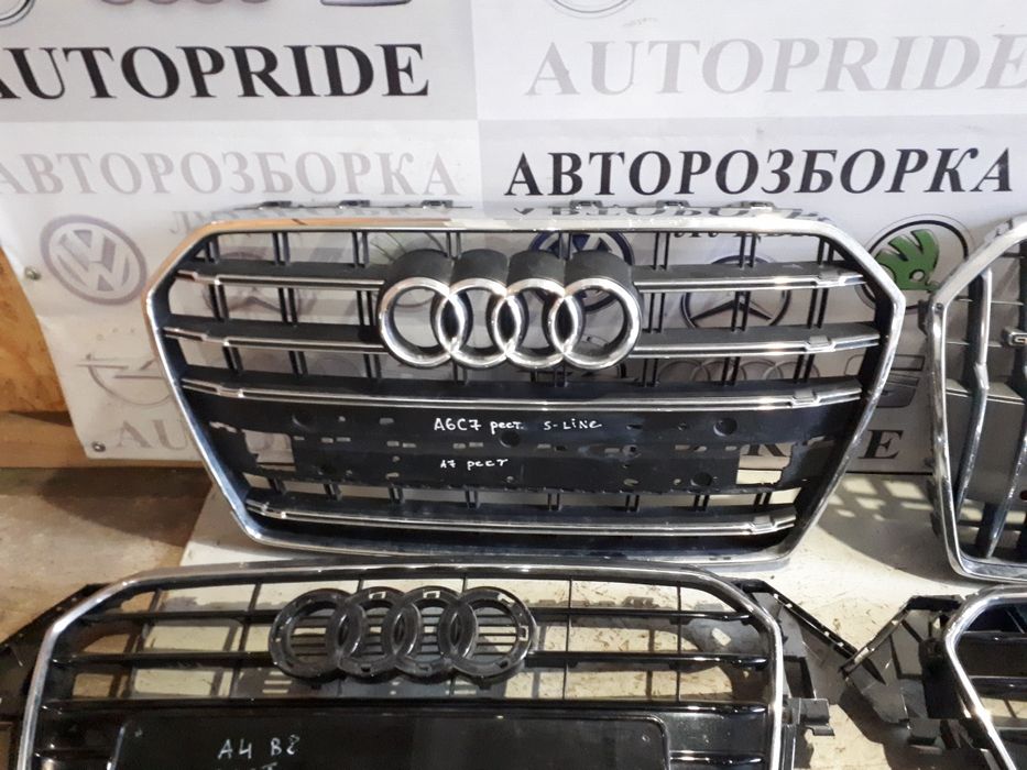 Решітка решотка решетка audi ауди a4 b8 a5 a6 c7 a7 allroad s-line