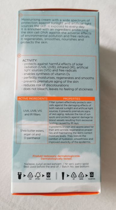 Pre-D3 Zaawansowany krem nawilżający SPF 50