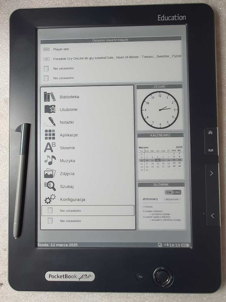 E-book PocketBook Pro 912 Education z ekranem 9,7 cala