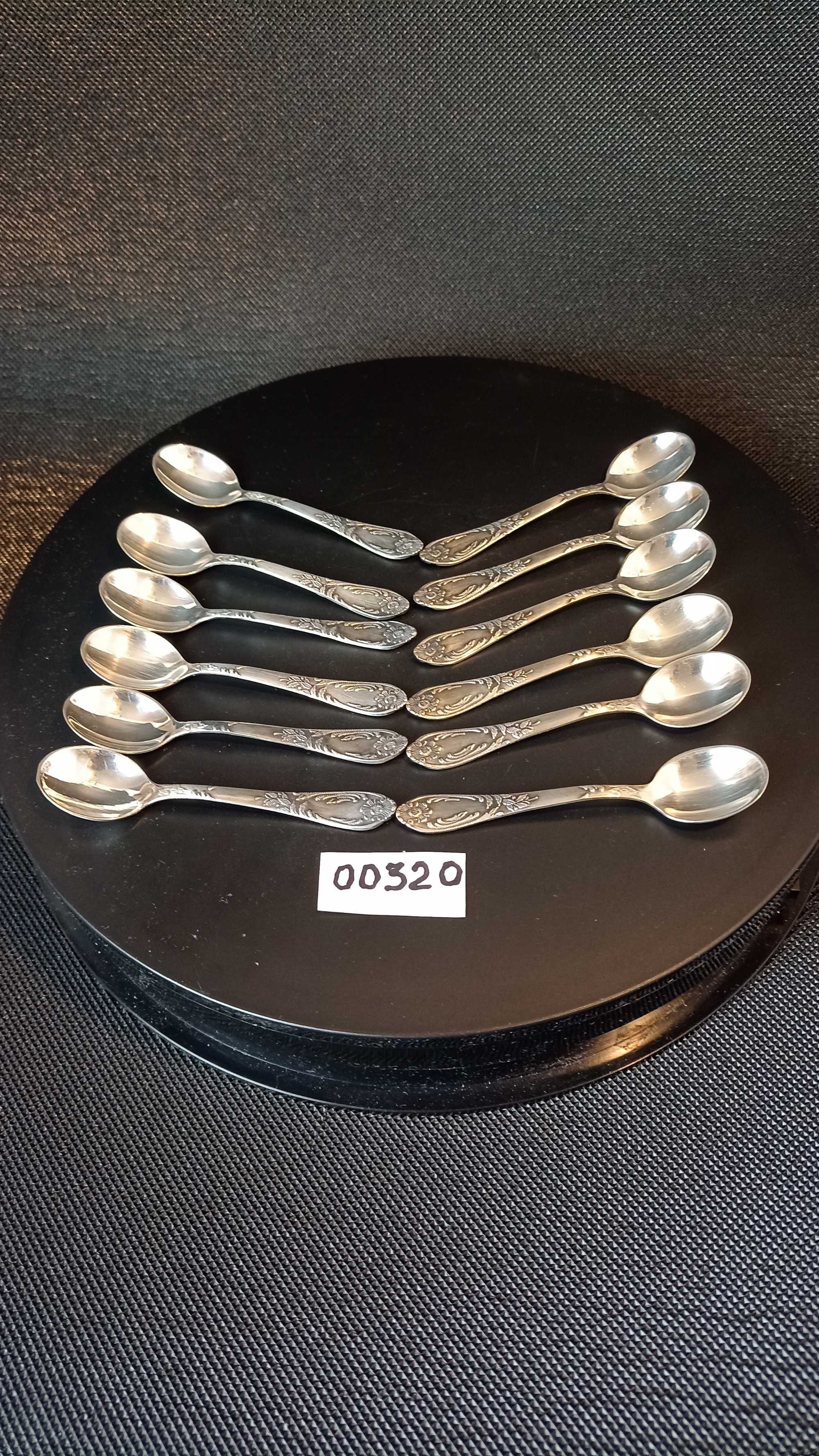 Komplet łyżeczek 6 szt .posrebrzanych do kawy. ZSRR. Vintage.
