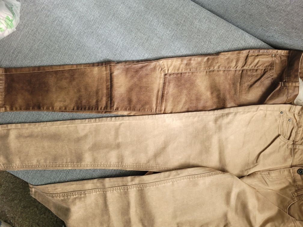 Spodnie woskowane orsay