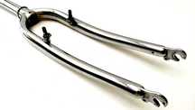 Chromowany Widelec Stalowy A-head 1 i 1/8'' pod koło 26'' #259