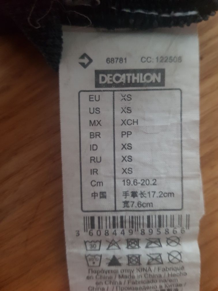 Rękawice zimowe Decathlon XS różowe