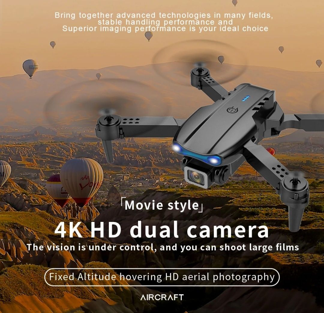 Mini Drone E99 Pro com controlo remoto NOVO