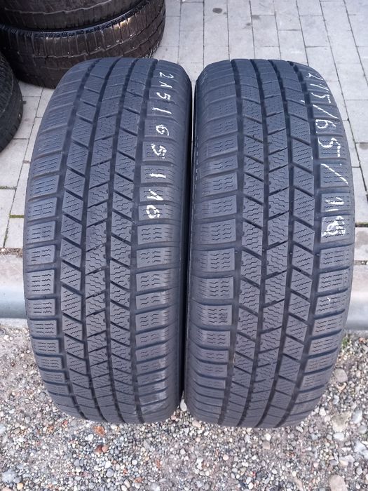 2x Opony Używane Zimowe 215/65R16 Continental