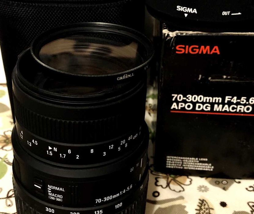 Объектив Сигма телевик Sigma dg AF 70-300 macro для Sony