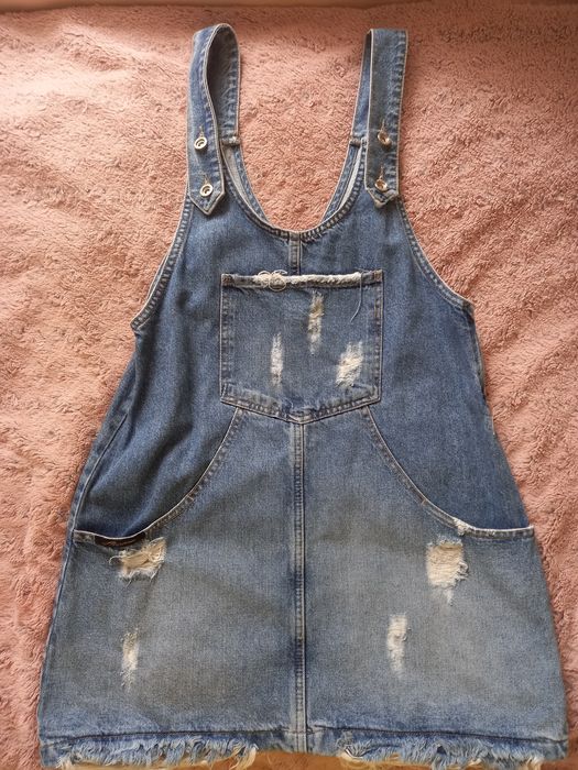 Жіночій джинсовий сарафан