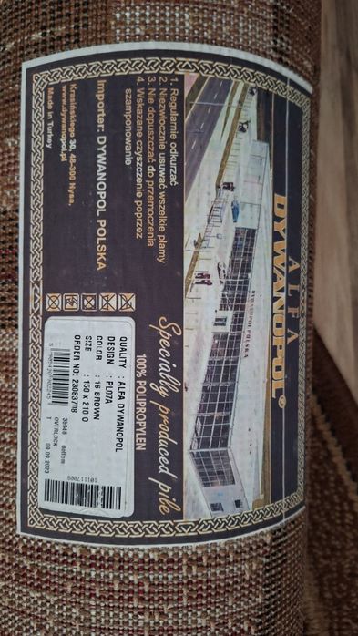 Dywanopol Dywan Alfa 210x150 owalny polecam