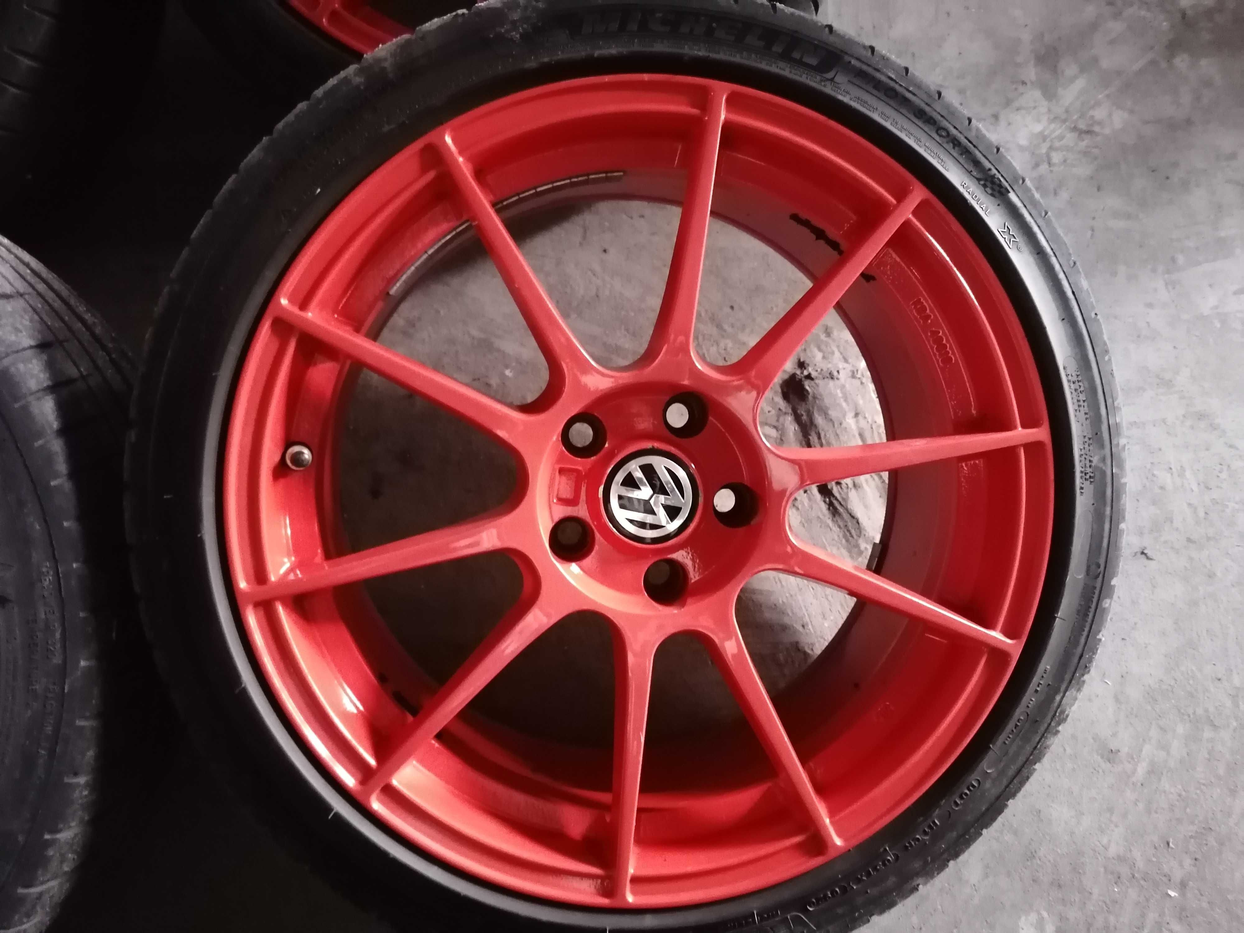 Felgi Autec Wizard 18x8 5x112 ET 45 GOLF A3 A4 Michelin Pilot Sport 4